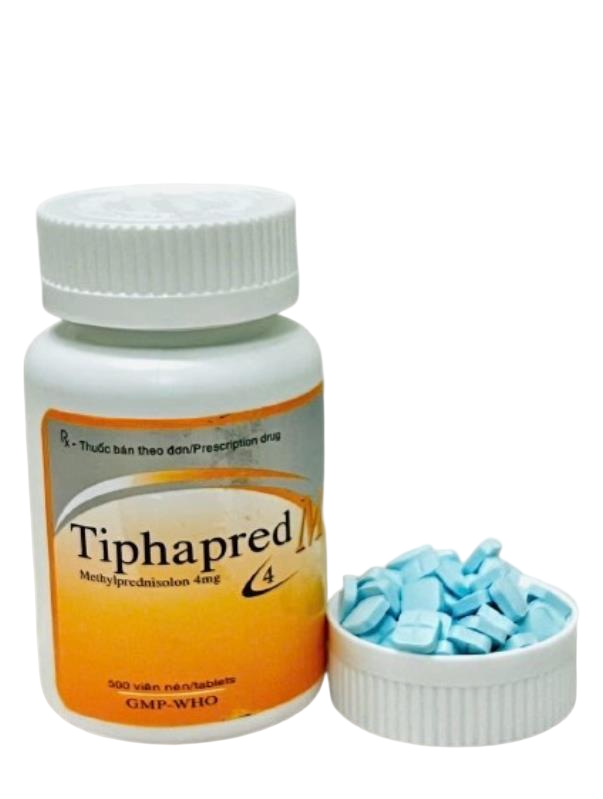 Tiphapred M Methylprednisolon 4mg Tipharco (c/500v)