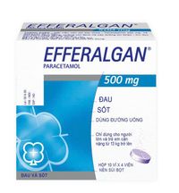 Thuốc giảm đau, hạ sốt Efferalgan 500mg (Hộp 40 viên)