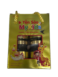 Yến sào MyKids Canxi Tảo Spirulina Ích Nhân (Hộp 4hũ)