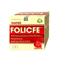 Viên uống bổ sung sắt Nano Folicfe +++ (Hộp 20 ống)