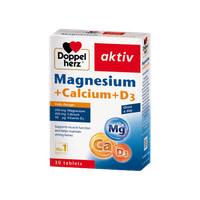 Viên uống bổ sung Magnesium Calcium D3 Doppelherz (Hộp 30 viên)