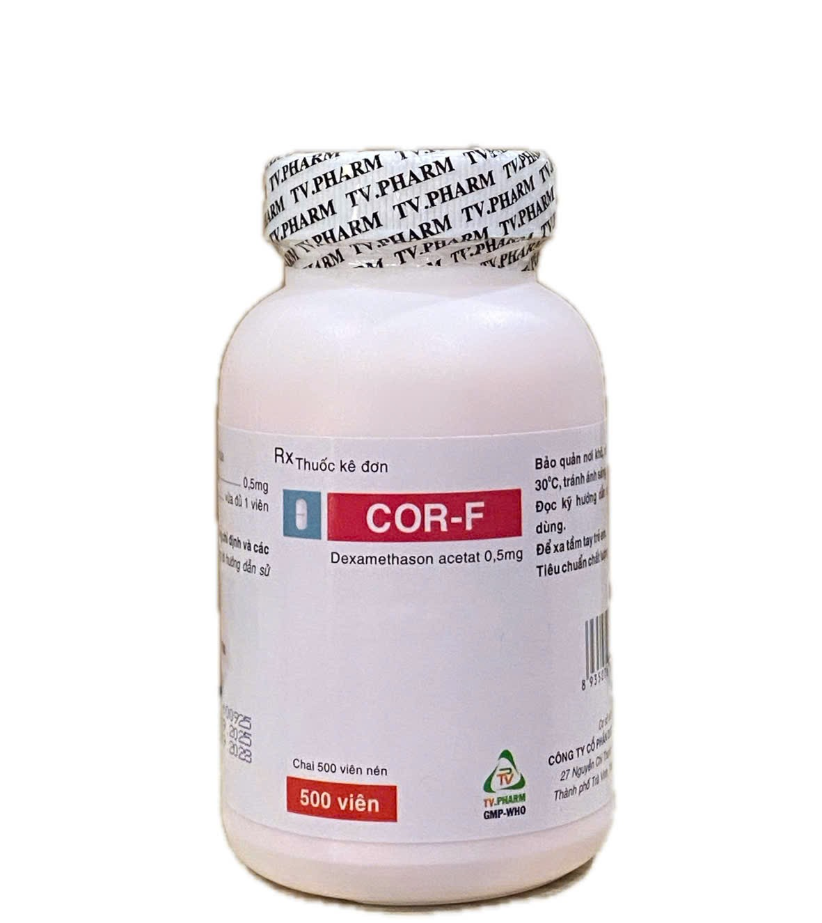Cor F Dexamethason 0.5mg Tv.pharm (c/500v)