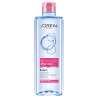 Nước tẩy trang L'Oreal Micellar Water Moisturizing dưỡng ẩm (Chai 400ml)