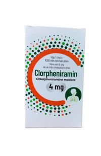 Thuốc chống dị ứng Clorpheniramin 4mg Buymed (Chai 1000 viên)