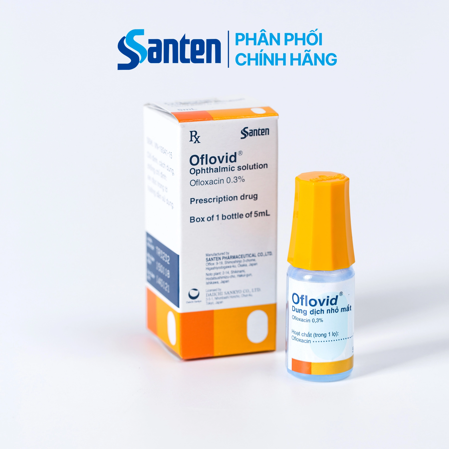 Oflovid Ofloxacin 0.3% Santen (c/5ml)