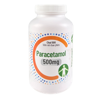 Thuốc giảm đau, hạ sốt Paracetamol 500mg Buymed (Chai 500 viên)