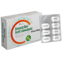 Thuốc kháng sinh Amoxicilin/Acid clavulanic 875mg/125mg Buymed (Hộp 14 viên)