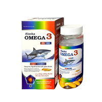 Hỗ trợ mắt, tim mạch, não bộ Alaska Omega 3 Beatexpharm (Chai 60 viên)