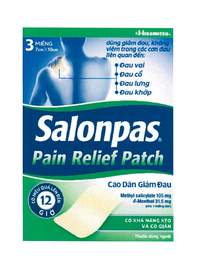 Miếng dán giảm đau Salonpas Pain Relief (Hộp 3 miếng)