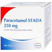 Thuốc cốm giảm đau, hạ sốt Paracetamol Stada 250mg (Hộp 30 gói)
