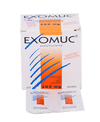 Thuốc ho Exomuc 200 (Hộp 30 gói)
