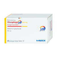 Thuốc điều trị đái tháo đường Glucophage XR 500 (Hộp 60 viên)