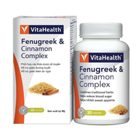 Viên uống giảm đường huyết VitaHealth Fenugreek (Chai 30 viên)