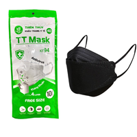 Khẩu trang KF94 Thiên Thủy màu đen (Gói 10 cái)