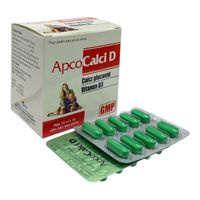 Bổ sung canxi Apco Calci D (Hộp 100 viên)