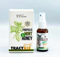 Xịt họng keo ong ho Tracybee Propolis Mint & Honey (Chai 30ml)