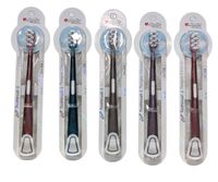 Bàn chải đánh răng 2 in 1 với mặt chải lưỡi Kaka (Cái)
