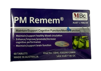 Thuốc điều trị suy giảm trí nhớ PM Remem (Hộp 60 viên)