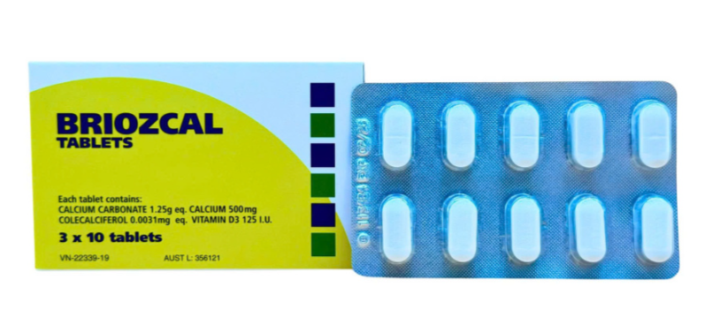 Briozcal Tablets Bridge Healthcare (h/30v)