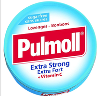 Kẹo ngậm Pulmoll Extra Strong Extra Fort Vitamin C không đường (Hộp 45 gram)