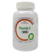 Thuốc bổ sung Vitamin C 500mg Buymed (Chai 100 viên)