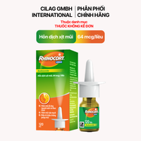 Xịt mũi Rhinocort Aqua (Chai 120 liều)