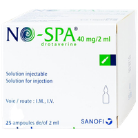 Thuốc tiêm chống co thắt cơ trơn No-Spa (Hộp 25 ống)