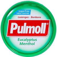 Kẹo ngậm Pulmoll vị bạc hà khuynh diệp không đường (Hộp 45 gram)