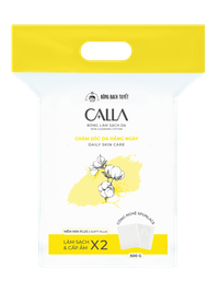 Bông làm sạch da Plus Calla (Túi nhỏ)