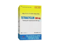 Thuốc kháng sinh Tetracyclin 500 Thanh Hóa (Hộp 100 viên)
