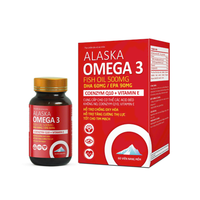 Viên uống bổ não, tim, mắt Alaska Omega 3 Beatexpharm (Chai 60 viên)