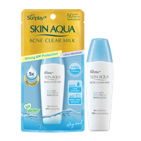 Kem chống nắng Sunplay Skin Aqua Acne Clear Milk (Tuýp 25 gram)