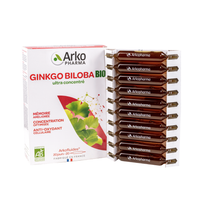 Nước uống bổ não Ginkgo Biloba Bio (Hộp 20 ống)