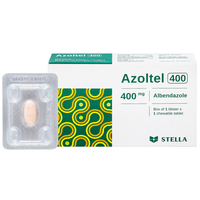 Thuốc trị giun sán Azoltel 400 (Hộp 1 viên)