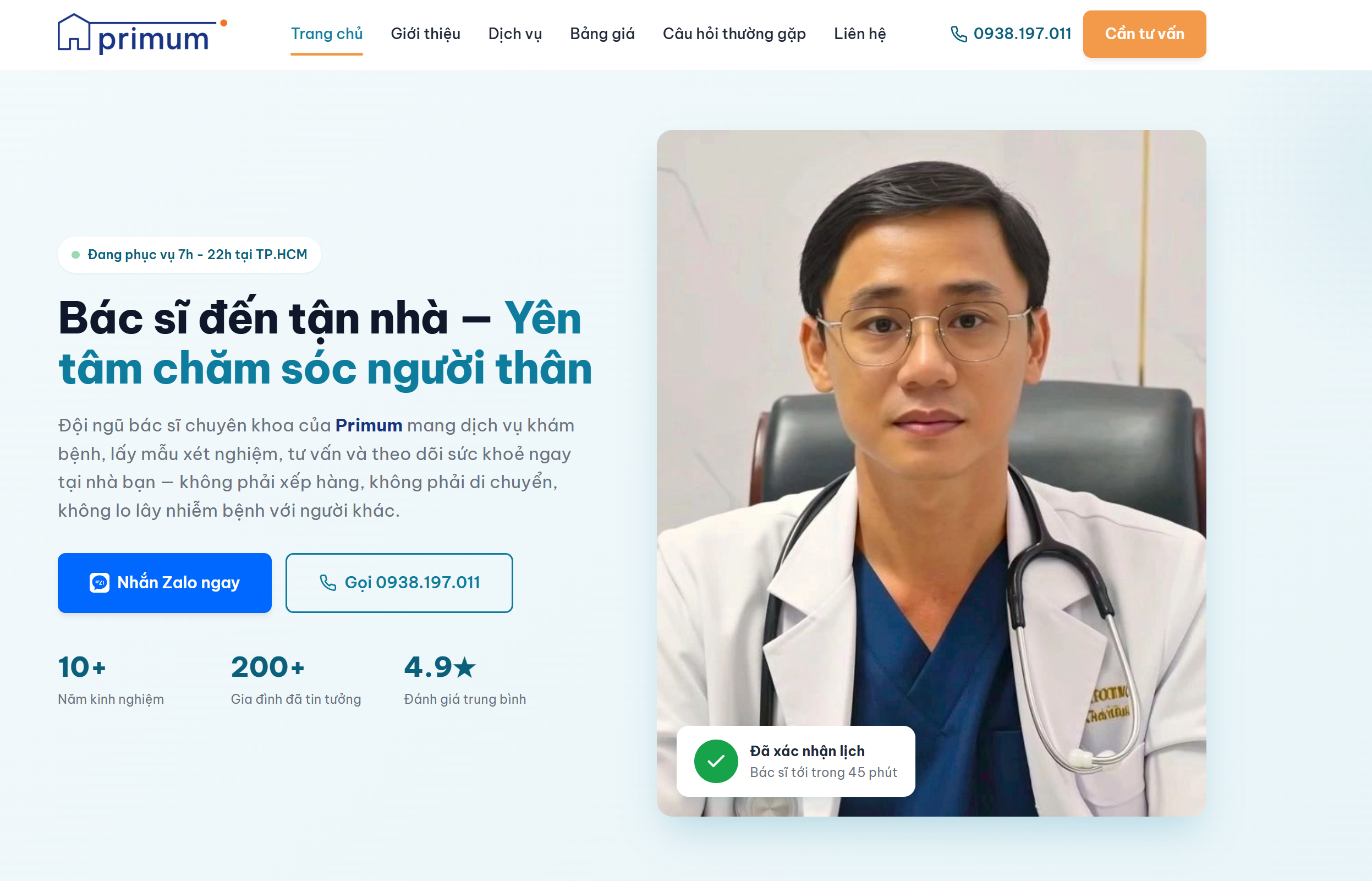 Phòng khám chuyên khoa nội Primum - Khám bệnh, xét nghiệm lấy mẫu tại nhà 4
