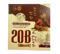 Viên uống tăng cường sức khỏe Vitamin 20B Linhzhi Gingseng Vinaphar (Hộp 100 viên)