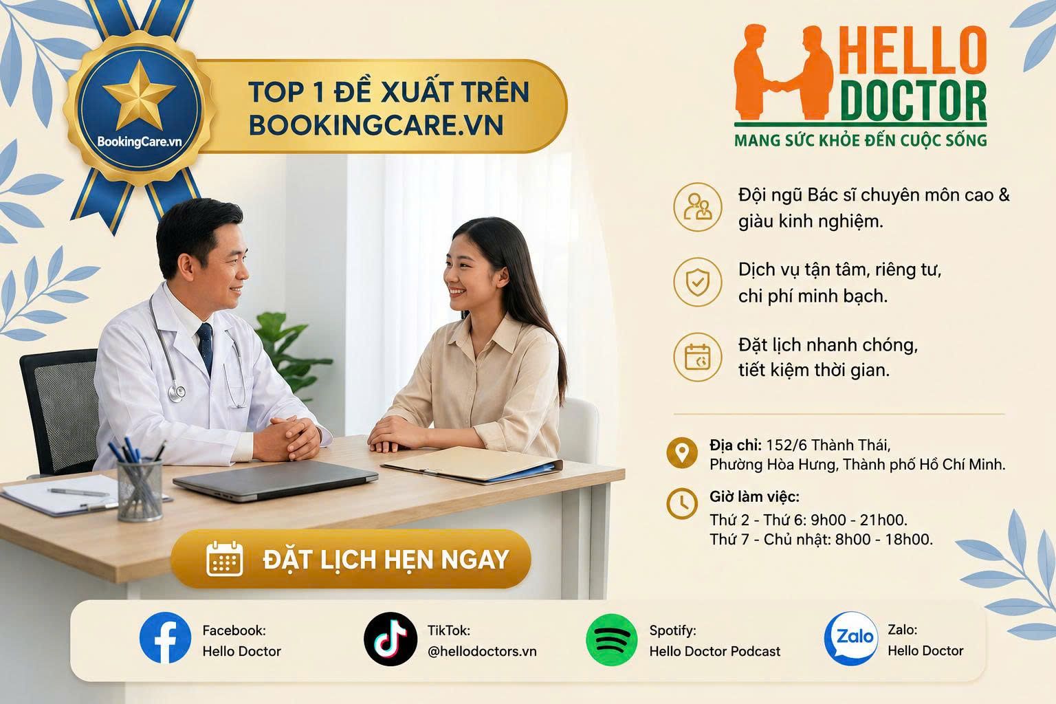 Phòng khám Nội tổng hợp - Sức khoẻ tâm thần & tâm Lý SKTT (Hello Doctor) 2