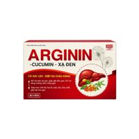 Viên uống giải độc gan Arginin Curcumin Xạ Đen (Hộp 60 viên)