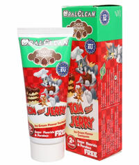 Kem Đánh Răng Tom & Jerry hương Socola cho Trẻ Em (Tuýp 75ml)