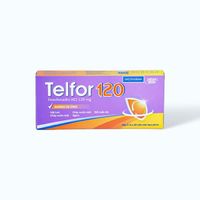 Thuốc chống dị ứng Telfor 120 (Hộp 20 viên)
