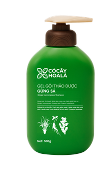 Dầu gội thảo dược Gừng Sả Cỏ Cây Hoa Lá (Chai 500 gram)