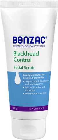Tẩy tế bào chết Benzac Blackhead Control (Tuýp 60 gram)