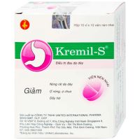 Thuốc điều trị chướng bụng Kremil-S (Hộp 100 viên)