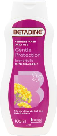 Dung dịch vệ sinh phụ nữ Betadine Feminin Wash (Chai 100ml)