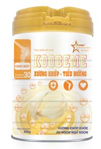 Sữa bột Xương Khớp Tiểu Đường Koobeme Nutrition Việt Nam (Hộp 800 gram)