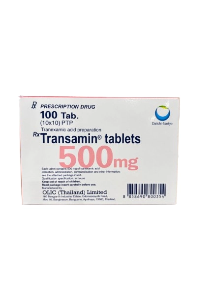 Transamin 500mg Daiichi Sankyo (hộp/100 Viên Nén)