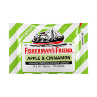 Kẹo ngậm con tàu Fisherman's Friend vị táo quế (Gói 19 viên ngậm)