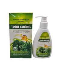 Dung Dịch Vệ Sinh Tía Tô Hoa Đậu Biếc Lá Bàng Trầu Không Nano Bạc (Chai 150ml)