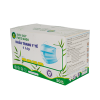 Khẩu trang 4 lớp xanh Thiên Thủy (Hộp 50 cái)