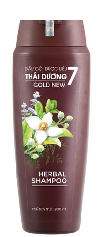 Dầu gội Dược liệu Thái Dương 7 Nâu (Chai 200ml)